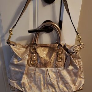 Coach Ashley Large Satchel signature